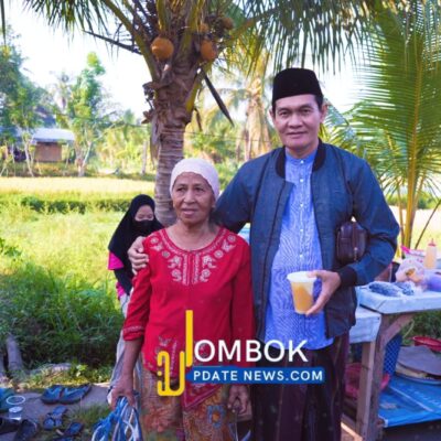 HMN Blusukan Bermalam di Rumah Warga, Paginya Sarapan di Pasar Balang  Serta Didoakan Kembali Menang Memimpin Lombok Tengah