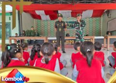 Perkenalkan Lingkungan Militer Sejak Dini, Kodim 1620 Terima Kunjungan  TK CRM Bunut Baok