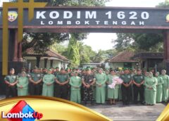 Pimpin Korp Raport, Dandim 1620/Loteng Melepas Lima Anggota Yang Melaksanakan Pensiun 