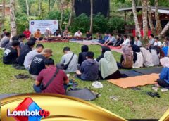 Eratkan Silaturahmi, Wakil Bupati Lombok Tengah Hadiri Halal Bihalal Karang Taruna Pringgarata di Lembah Datu
