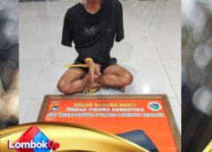 Polres Loteng Amankan Dua Terduga Pengedar Sabu di Dua Lokasi Berbeda.