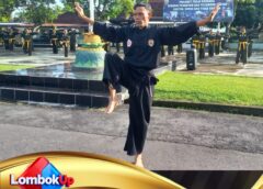 Latih Ketangkasan, Kodim 1620/Loteng Gembleng Prajurit Dengan Pencak Silat Militer