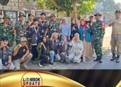 Sinergi TNI dan Warga Bilebante, Sulap Jalan Utama Jadi Bersih dan Asri