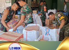 Kodim 1620/Loteng Galang Bantuan, Wujud Kepedulian untuk Korban Gempa NTT