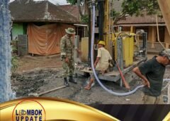 Semangat TNI dan Rakyat, Warga Aik Berik Kompak Bangun Akses Jalan Pertanian
